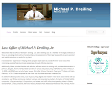 Tablet Screenshot of dreilinglaw.com